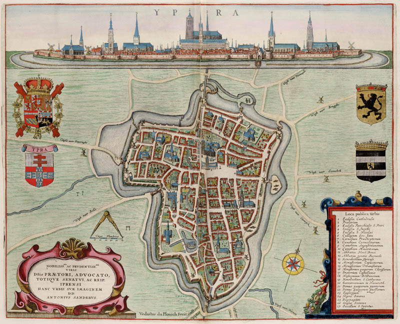 Ieper 1649 Blaeu